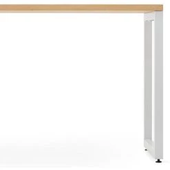 BOX FURNITURE Table Bureau ICub Strong ECO 60x140x75 Cm Blanc Naturel - Blanc -France Bureau Soldes 2022 28017529 3