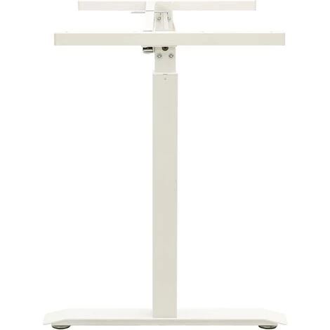 VidaXL Cadre De Bureau Réglable En Hauteur Avec Manivelle Manuelle Blanc - Blanc 6 VidaXL Cadre De Bureau Réglable En Hauteur Avec Manivelle Manuelle Blanc - Blanc – Image 4