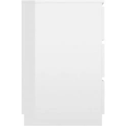 ASUPERMALL Bureau Blanc Brillant 140x50x77 Cm Agglomere -France Bureau Soldes 2022 28182030 5