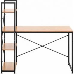 FROMM & STARCK Table D'Ordinateur Avec Étagère Bureau Travail À Domicile Bureau Fer 120*60cm - Marron 9 FROMM & STARCK Table D'Ordinateur Avec Étagère Bureau Travail À Domicile Bureau Fer 120*60cm - Marron -France Bureau Soldes 2022 28259230 3