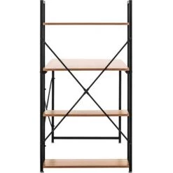 FROMM & STARCK Table D'Ordinateur Avec Étagère Bureau Travail À Domicile Bureau Fer 120*60cm - Marron 11 FROMM & STARCK Table D'Ordinateur Avec Étagère Bureau Travail À Domicile Bureau Fer 120*60cm - Marron -France Bureau Soldes 2022 28259230 5