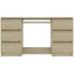 ASUPERMALL Bureau Chene Sonoma 140x50x77 Cm Agglomere 10 ASUPERMALL Bureau Chene Sonoma 140x50x77 Cm Agglomere -France Bureau Soldes 2022 28380725 4