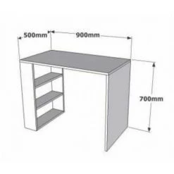 TOILINUX Bureau Cool - 90 X 70 X 50 Cm - Beige -France Bureau Soldes 2022 28595654 4