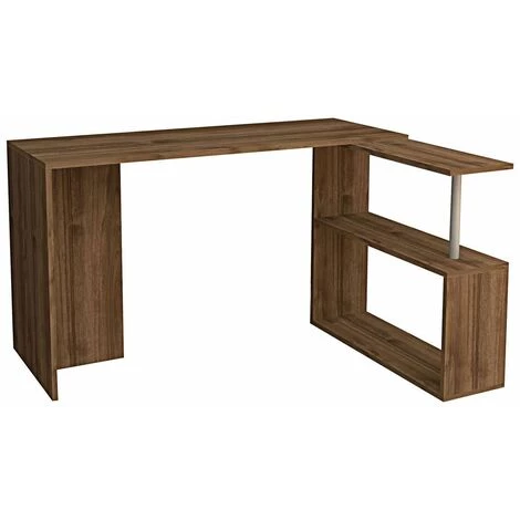 TOILINUX Bureau Cayko - 130 X 73,8 X 104,1 Cm - Marron 3 TOILINUX Bureau Cayko - 130 X 73,8 X 104,1 Cm - Marron