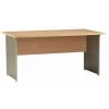 BEAUX MEUBLES PAS CHERS Bureau Winch 160 X 80 Cm Hêtre Alu -France Bureau Soldes 2022 28631836 1