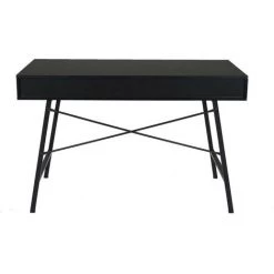 Bureau HHG-165, Table D'ordinateur De Bureau, Structure 3D 120x60xcm ~ Noir 11 Bureau HHG-165, Table D'ordinateur De Bureau, Structure 3D 120x60xcm ~ Noir -France Bureau Soldes 2022 28670645 5