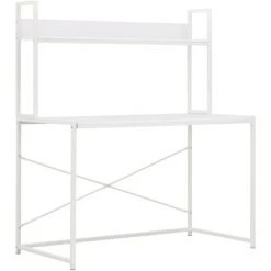 ASUPERMALL Bureau D'ordinateur Blanc 120 X 60 X 138 Cm -France Bureau Soldes 2022 28760307 3