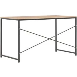 ASUPERMALL Bureau D'ordinateur Noir Et Chene 120 X 60 X 70 Cm 9 ASUPERMALL Bureau D'ordinateur Noir Et Chene 120 X 60 X 70 Cm -France Bureau Soldes 2022 28760311 3