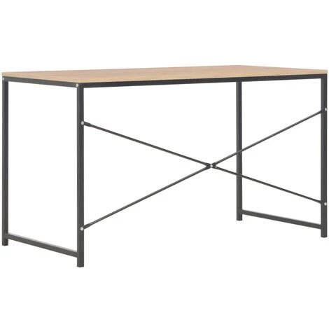 ASUPERMALL Bureau D'ordinateur Noir Et Chene 120 X 60 X 70 Cm 5 ASUPERMALL Bureau D'ordinateur Noir Et Chene 120 X 60 X 70 Cm – Image 3