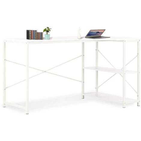 ASUPERMALL Bureau D'ordinateur Blanc 120 X 72 X 70 Cm 3 ASUPERMALL Bureau D'ordinateur Blanc 120 X 72 X 70 Cm