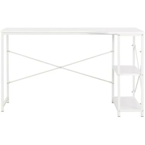 ASUPERMALL Bureau D'ordinateur Blanc 120 X 72 X 70 Cm 6 ASUPERMALL Bureau D'ordinateur Blanc 120 X 72 X 70 Cm – Image 4