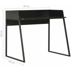 ASUPERMALL Bureau Noir 90x60x88 Cm 9 ASUPERMALL Bureau Noir 90x60x88 Cm -France Bureau Soldes 2022 28760315 3