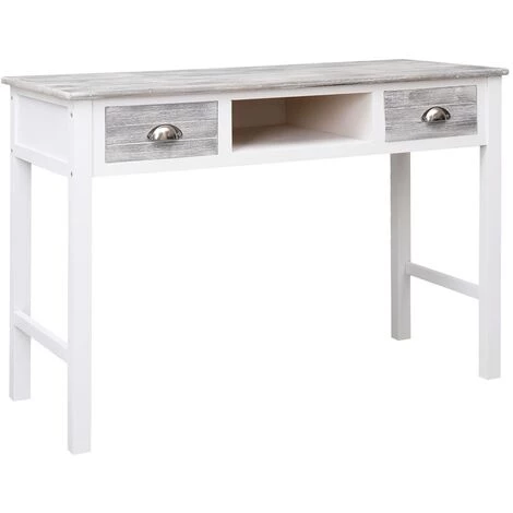 ASUPERMALL Bureau Gris 110x45x76 Cm Bois 3 ASUPERMALL Bureau Gris 110x45x76 Cm Bois