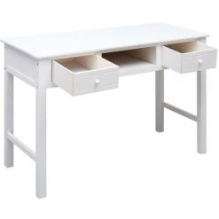 ASUPERMALL Bureau Blanc 110 X 45 X 76 Cm Bois -France Bureau Soldes 2022 28760759 3