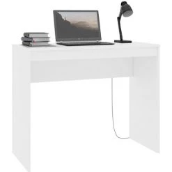 ASUPERMALL Bureau Blanc 90 X 40 X 72 Cm Agglomere -France Bureau Soldes 2022 28761310 3