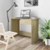 ASUPERMALL Bureau Chene Sonoma 100 X 50 X 76 Cm Agglomere 1 ASUPERMALL Bureau Chene Sonoma 100 X 50 X 76 Cm Agglomere -France Bureau Soldes 2022 28761380 1