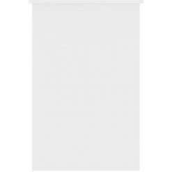 ASUPERMALL Bureau Blanc Brillant 100 X 50 X 76 Cm Agglomere -France Bureau Soldes 2022 28761392 2