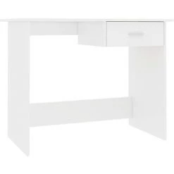 ASUPERMALL Bureau Blanc Brillant 100 X 50 X 76 Cm Agglomere -France Bureau Soldes 2022 28761392 3