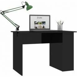 ASUPERMALL Bureau Noir Brillant 110x60x73 Cm Agglomere -France Bureau Soldes 2022 28761481 5