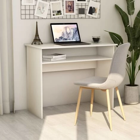 ASUPERMALL Bureau Blanc 90x50x74 Cm Agglomere 3 ASUPERMALL Bureau Blanc 90x50x74 Cm Agglomere