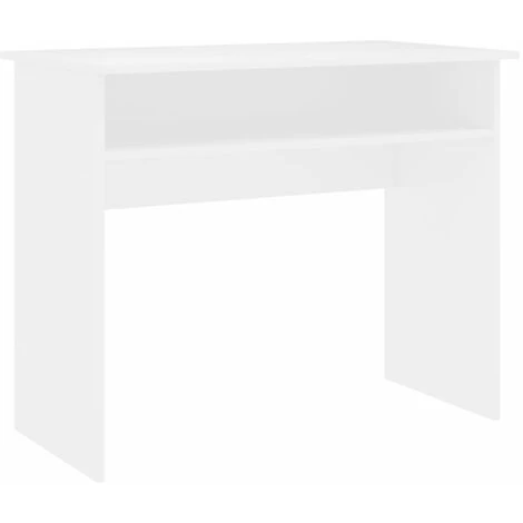 ASUPERMALL Bureau Blanc 90x50x74 Cm Agglomere 7 ASUPERMALL Bureau Blanc 90x50x74 Cm Agglomere – Image 5