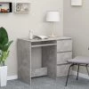 ASUPERMALL Bureau Gris Beton 90x45x76 Cm Agglomere -France Bureau Soldes 2022 28761608 1