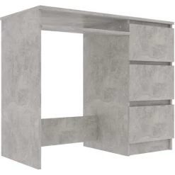 ASUPERMALL Bureau Gris Beton 90x45x76 Cm Agglomere -France Bureau Soldes 2022 28761608 2