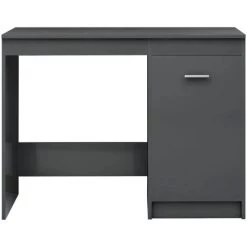 ASUPERMALL Bureau Gris Brillant 100x50x76 Cm Agglomere -France Bureau Soldes 2022 28761619 5