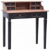 TRUE DEAL Bureau Avec Tiroirs 90x50x101 Cm Bois De Récupération Solide -France Bureau Soldes 2022 28909769 1