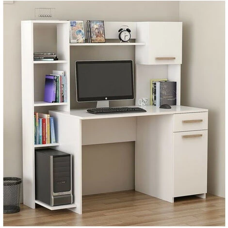 AZURA HOME DESIGN Bureau MERRY - Blanc 3 AZURA HOME DESIGN Bureau MERRY - Blanc