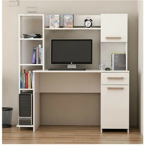 AZURA HOME DESIGN Bureau MERRY - Blanc 4 AZURA HOME DESIGN Bureau MERRY - Blanc – Image 2