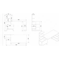 AZURA HOME DESIGN Bureau OLIVIA - Blanc 7 AZURA HOME DESIGN Bureau OLIVIA - Blanc -France Bureau Soldes 2022 29573456 3