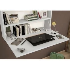 AZURA HOME DESIGN Bureau BILBO - Blanc -France Bureau Soldes 2022 29573476 3