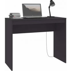 TRUE DEAL Bureau Gris 90 X 40 X 72 Cm Aggloméré -France Bureau Soldes 2022 30018900 3