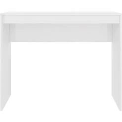 TRUE DEAL Bureau Blanc Brillant 90 X 40 X 72 Cm Aggloméré -France Bureau Soldes 2022 30018919 4