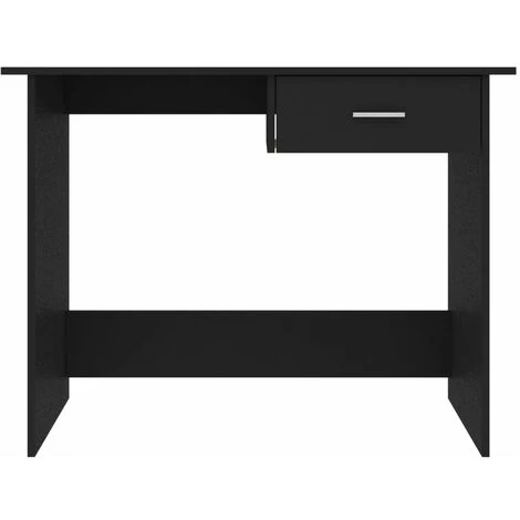 TRUE DEAL Bureau élégant Noir 100 X 50 X 76 Cm Aggloméré 6 TRUE DEAL Bureau élégant Noir 100 X 50 X 76 Cm Aggloméré – Image 4