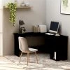 TRUE DEAL Bureau D'angle En Forme De L Noir 120x140x75 Cm Aggloméré -France Bureau Soldes 2022 30019539 1