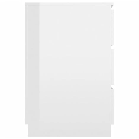 TRUE DEAL Bureau Blanc Brillant 140x50x77 Cm Aggloméré 7 TRUE DEAL Bureau Blanc Brillant 140x50x77 Cm Aggloméré – Image 5