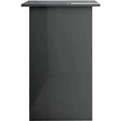 TRUE DEAL Bureau Gris Brillant 90x50x74 Cm Aggloméré -France Bureau Soldes 2022 30020245 5