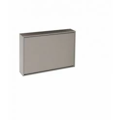 PEZZANI Bureau/Table Extensible Mural Gris Taupe Avec 3 Chaises Intégrées Blanche - Gris -France Bureau Soldes 2022 30134705 3