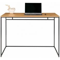 ALTOBUY VOLLRAD - Bureau Acier Noir Et Plateau Bois Naturel - Noir 9 ALTOBUY VOLLRAD - Bureau Acier Noir Et Plateau Bois Naturel - Noir -France Bureau Soldes 2022 30158486 3