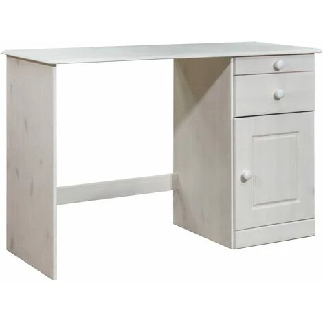 TRUE DEAL Bureau Avec Tiroirs 110x50x74 Cm Bois De Pin Massif 3 TRUE DEAL Bureau Avec Tiroirs 110x50x74 Cm Bois De Pin Massif