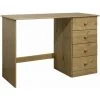 TRUE DEAL Bureau Avec 4 Tiroirs 110x50x74 Cm Bois De Pin Massif