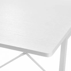 HELLOSHOP26 Bureau Avec étagères De Rangement Poste De Travail Table De Bureau Panneau De Fibre De Bois Mélaminé Et Métal 117 X 102 X 50 Cm Blanc - Blanc 8 HELLOSHOP26 Bureau Avec étagères De Rangement Poste De Travail Table De Bureau Panneau De Fibre De Bois Mélaminé Et Métal 117 X 102 X 50 Cm Blanc - Blanc -France Bureau Soldes 2022 30789149 3