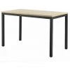 HELLOSHOP26 Bureau Réglable D'ordinateur Poste De Travail Table 120 Cm Couleur Chêne Et Noir - Beige -France Bureau Soldes 2022 30956395 1