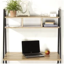 CASAME Bureau L84cm Avec 2 étagères De Rangement - Casâme - Bois 9 CASAME Bureau L84cm Avec 2 étagères De Rangement - Casâme - Bois -France Bureau Soldes 2022 31450451 3