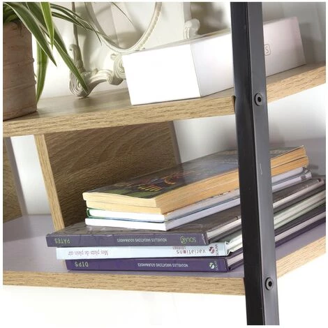 CASAME Bureau L84cm Avec 2 étagères De Rangement - Casâme - Bois 7 CASAME Bureau L84cm Avec 2 étagères De Rangement - Casâme - Bois – Image 5