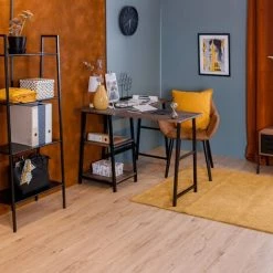 URBAN MEUBLE Bureau En L/angle Au Style Industriel Métal Et Bois Sombre 10 URBAN MEUBLE Bureau En L/angle Au Style Industriel Métal Et Bois Sombre -France Bureau Soldes 2022 31490050 4