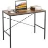 FIXKIT Bureau Table D'ordinateur Table De Travail Table De Bureau Bois Métal Écurie Pour Salon, Bureau, Bureau, Étude, Jeux En Design Industriel Vintage Grand 100x52x76cm 1 FIXKIT Bureau Table D'ordinateur Table De Travail Table De Bureau Bois Métal Écurie Pour Salon, Bureau, Bureau, Étude, Jeux En Design Industriel Vintage Grand 100x52x76cm -France Bureau Soldes 2022 31618852 1