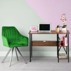 Relaxdays Bureau Pliable,Table Peu Encombrante, 2 étagères, Pour Travail à La Maison,chambre D’ado, Choix De Couleurs -France Bureau Soldes 2022 31795742 3